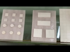 Custom 20% Zirkonia Ceramic Tile Liner Anti Impact Ceramic Backing Plate