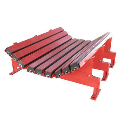 Load Zone Idler Roller Conveyor Impact Bed Sabuk Konveyor Tahan Benturan Cradle Bed