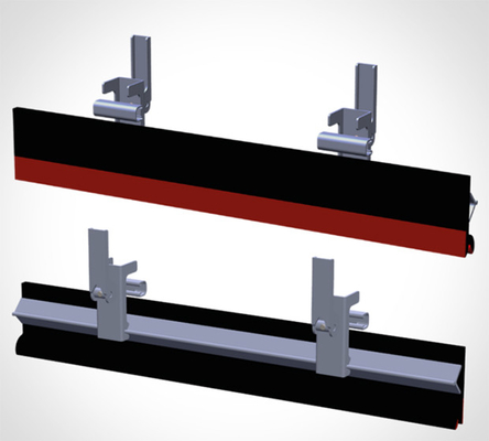 Karet Urethane Dual Seal Skirt Board Sistem Conveyor Belt Skirtboard
