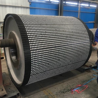 Conveyor Drum Ceramic Bend Pulley Lagging Rubber Sheet