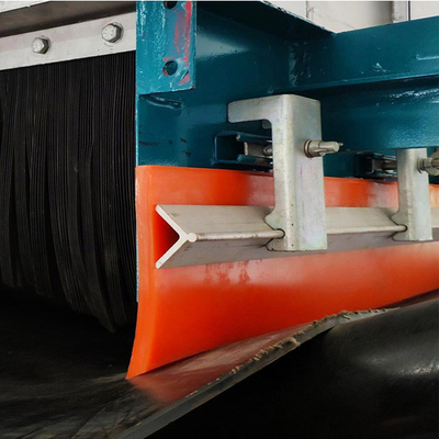 Polyurethane Skirt Rubber Untuk Penanganan Material Curah Conveyor Mining