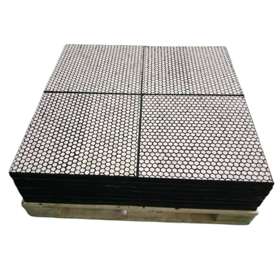 Pelat Lapisan Tahan Abrasi Keramik Karet Chute Liners Mining