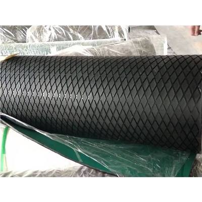 Rubber Diamond Conveyor Pulley Lagging Cold Vulcanizing Pulley Lagging Rubber Sheet