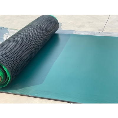 Conveyor Drum Herringbone Grooved Pulley Lagging Sheet Dengan Cn Bonding Layer