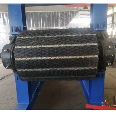 Slide On Diamond Groove Rubber Lagging Sheet Untuk Conveyor Roller