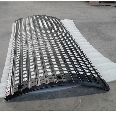 Bolt On Conveyor Pulley Lagging Lagging Rim Karet Keramik yang Dapat Diganti Lagging