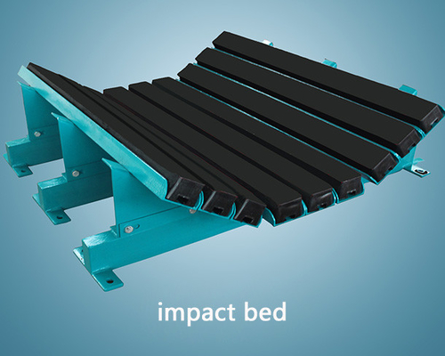 Uhmwpe Tahan Aus Conveyor Impact Bed Impact Cradles Untuk Sabuk Konveyor