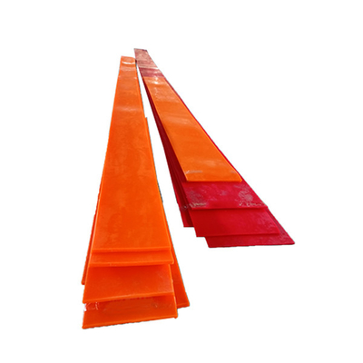 60-90 Shore A Hardness PU Polyurethane Sheet Chute Liner Pelat Tahan Aus