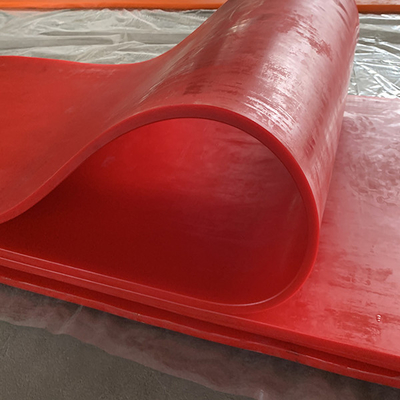 60-90 Shore A Hardness PU Polyurethane Sheet Chute Liner Pelat Tahan Aus