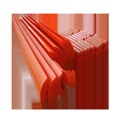 Polyurethane Conveyor Belt Cleaner Untuk Penambangan Batubara PU Scraper Belt Cleaner Blade
