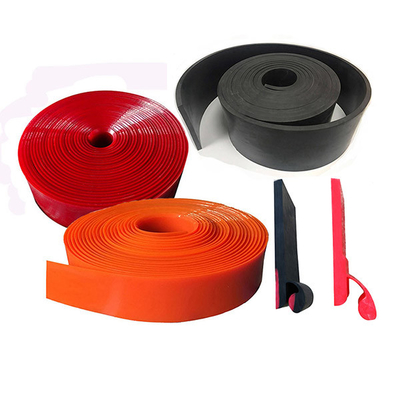 Duro 60 Shore A Black Rubber Sheet Skirt Belt Conveyor Untuk Semen Pertambangan Batubara