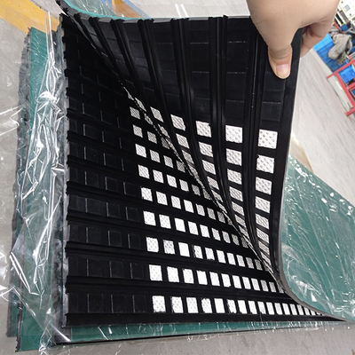 12mm Ketebalan Conveyor Drum Diamond Ceramic Lagging Lagging Lapisan Lapisan Katrol