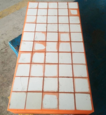 Mining Dan Agregat Polyurethane Produk Polyurethane Ceramic Wear Liner