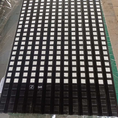 Semi Ceramic Pulley Lagging Bonding Layer Didukung Ubin Keramik Alumina
