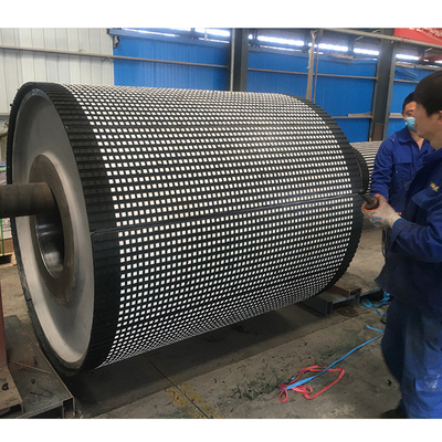 Conveyor Head Drum Pulley Lagging Ceramic Rubber Lining Sheet Coating