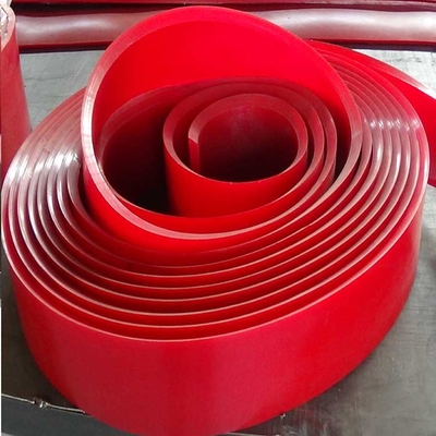 Karet Penyisipan Konveyor Polyurethane Hitam 2m * 10m Lapisan Karet Penyisipan