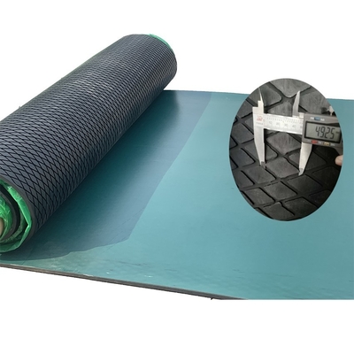 Vulcanized Conveyor Drum Pulley Lagging Diamond Rubber Roller Lagging