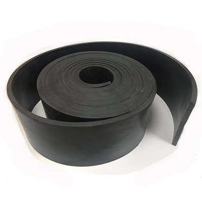 Karet Penyisipan Konveyor Polyurethane Hitam 2m * 10m Lapisan Karet Penyisipan