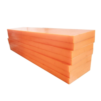 Orange Red Polyurethane Snow Plow Edge Blade Tahan Aus Tinggi