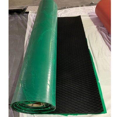 Cn Layer Backed Plain Pulley Rubber Lagging Lining Conveyor Belt Lagging