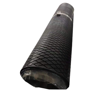 Rubber Diamond Conveyor Pulley Lagging Cold Vulcanizing Pulley Lagging Rubber Sheet