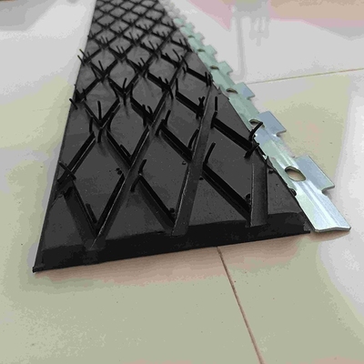 Slide On Diamond Groove Rubber Lagging Sheet Untuk Conveyor Roller