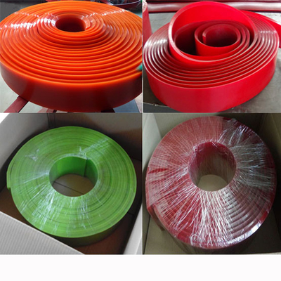 Belt Conveyor Polyurethane Produk Duro 70a 63a Polyurethane Conveyor Skirt Board