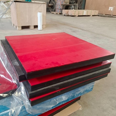 Casting Urethane Polyurethane Natural Rubber Lining Untuk Conveyor Chute