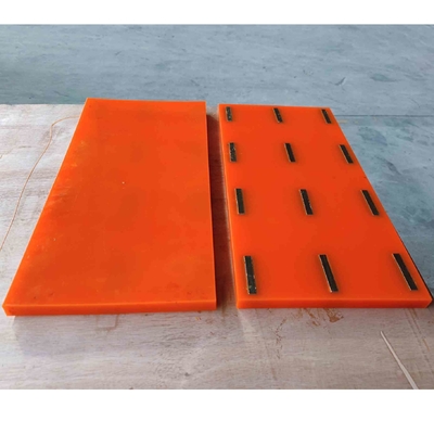 Magnetik Polyurethane Wear Liner Plate Panel Untuk Conveyor Chute, Hopper