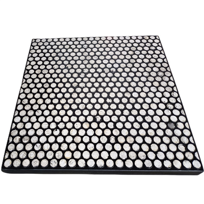 92% AI2O3 Alumina Ceramic Liner Chute Rubber Ceramic Liners Untuk Penambangan