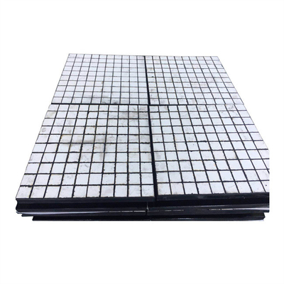 92% AI2O3 Alumina Ceramic Liner Chute Rubber Ceramic Liners Untuk Penambangan