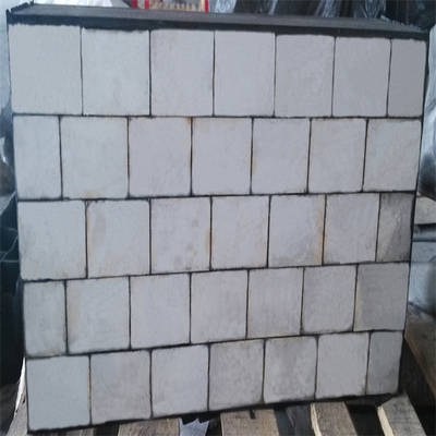 CN Didukung Alumina Ceramic Liner Cylinder Hexagonal Rubber Ceramic Lining