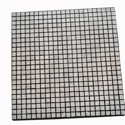 CN Didukung Alumina Ceramic Liner Cylinder Hexagonal Rubber Ceramic Lining