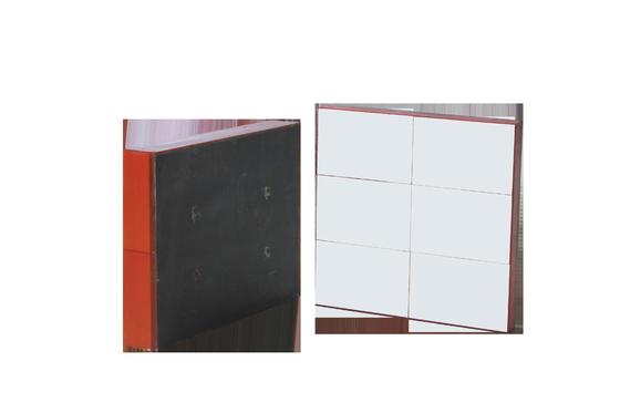 Circle 95% Alumina Ceramic Lining Ubin Keramik ZTA Tahan Aus