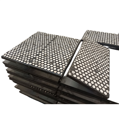 CN Bonding Ceramic Wear Tiles Alumina Ceramic Lining Panel Untuk Penambangan