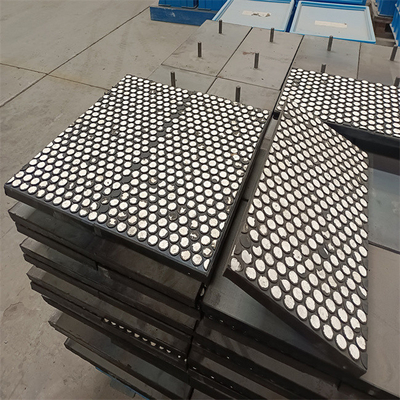 95% AI2O3 Ceramic Wear Liner Mining Lapisan Tahan Aus
