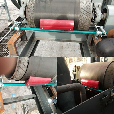 Polyurethane Primary Belt Cleaner Scraper Industri Pertambangan Tahan Aus Tinggi