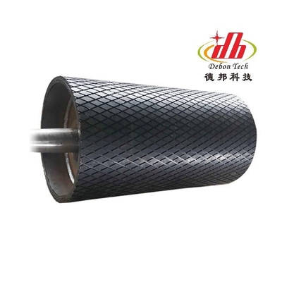 Herringbone Conveyor Pulley Lagging Bahan Lagging Katrol Karet Alam