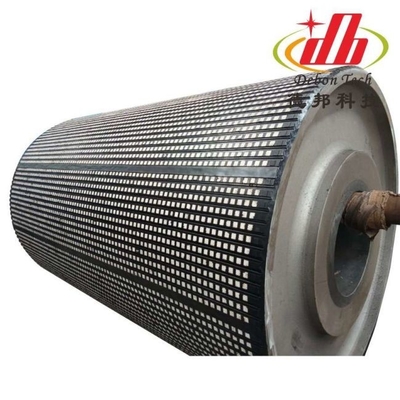 Belt Conveyor Drive Drum Pulley Lagging Ceramic Rubber Pulley Lagging Material