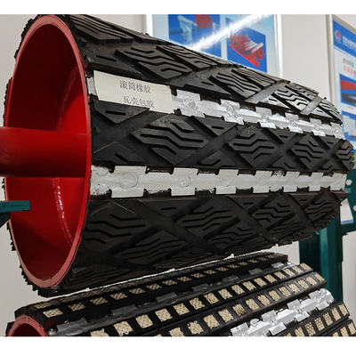 Lapisan Lagging Katrol Obligasi Langsung Keramik Tahan Aus Tinggi