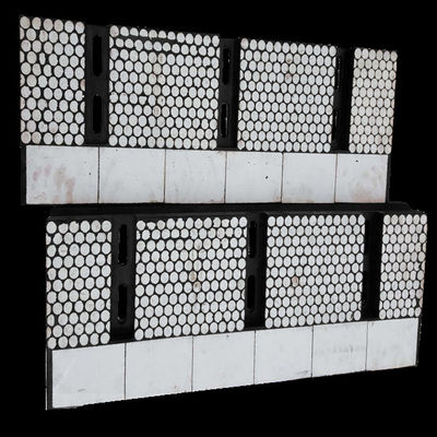 Lapisan Keausan Keramik Konveyor Lapisan Karet Keramik Industri